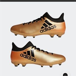 Adidas X 17.3 Gold Soccer Cleats